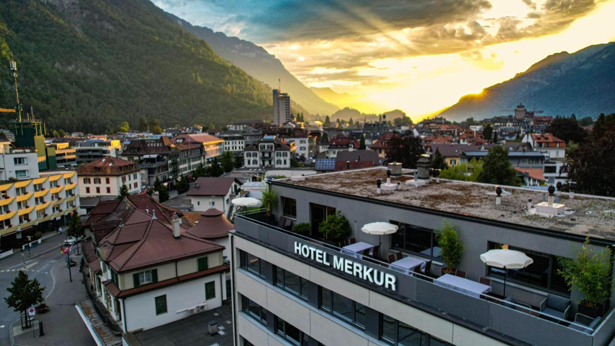 Hotel Merkur - West Station Ιντερλάκεν Εξωτερικό φωτογραφία